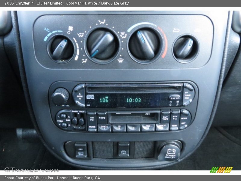 Cool Vanilla White / Dark Slate Gray 2005 Chrysler PT Cruiser Limited