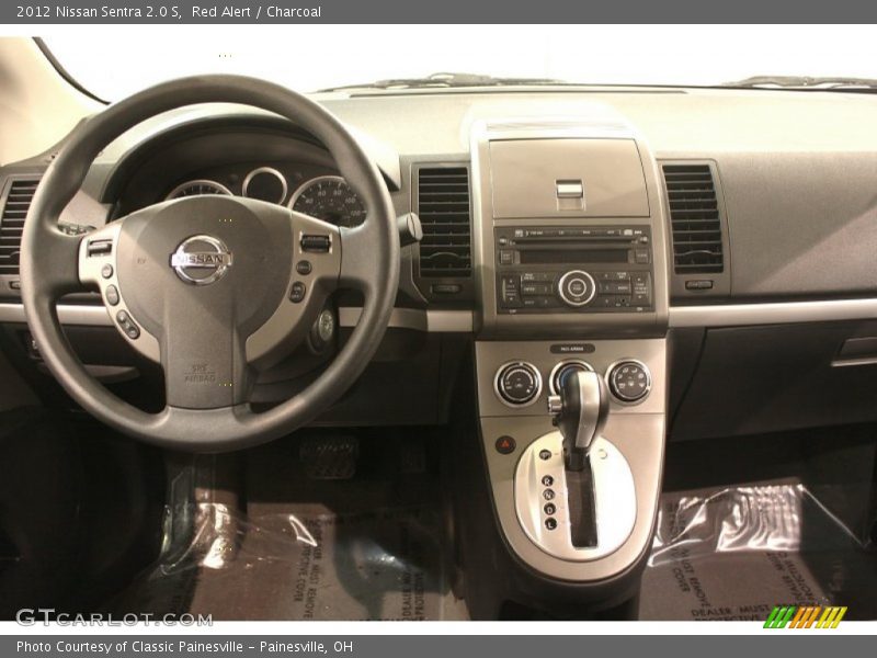 Red Alert / Charcoal 2012 Nissan Sentra 2.0 S