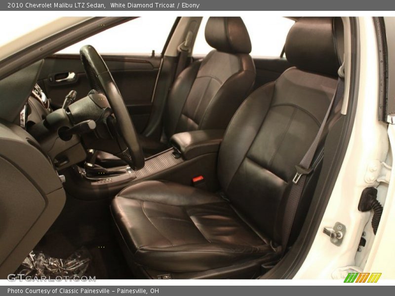 White Diamond Tricoat / Ebony 2010 Chevrolet Malibu LTZ Sedan