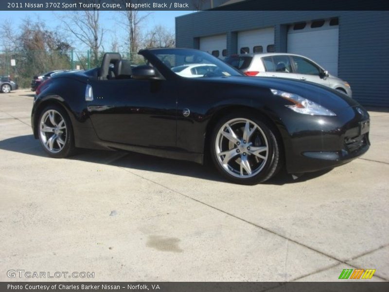 Magnetic Black / Black 2011 Nissan 370Z Sport Touring Coupe