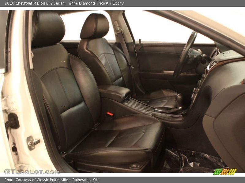 White Diamond Tricoat / Ebony 2010 Chevrolet Malibu LTZ Sedan