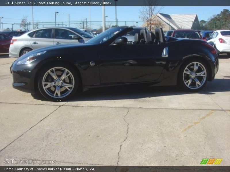 Magnetic Black / Black 2011 Nissan 370Z Sport Touring Coupe