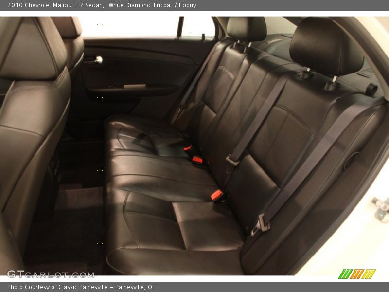 White Diamond Tricoat / Ebony 2010 Chevrolet Malibu LTZ Sedan