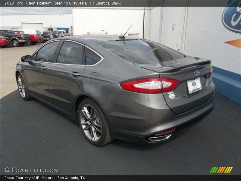 Sterling Gray Metallic / Charcoal Black 2013 Ford Fusion Titanium