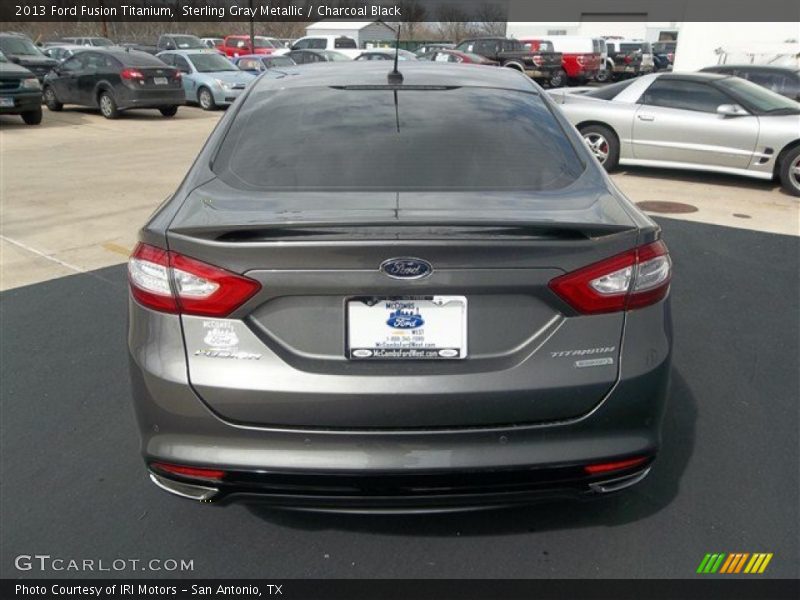 Sterling Gray Metallic / Charcoal Black 2013 Ford Fusion Titanium
