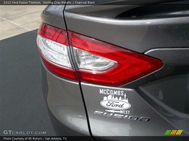 Sterling Gray Metallic / Charcoal Black 2013 Ford Fusion Titanium