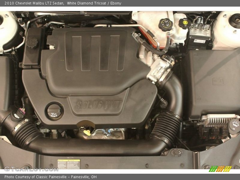 White Diamond Tricoat / Ebony 2010 Chevrolet Malibu LTZ Sedan