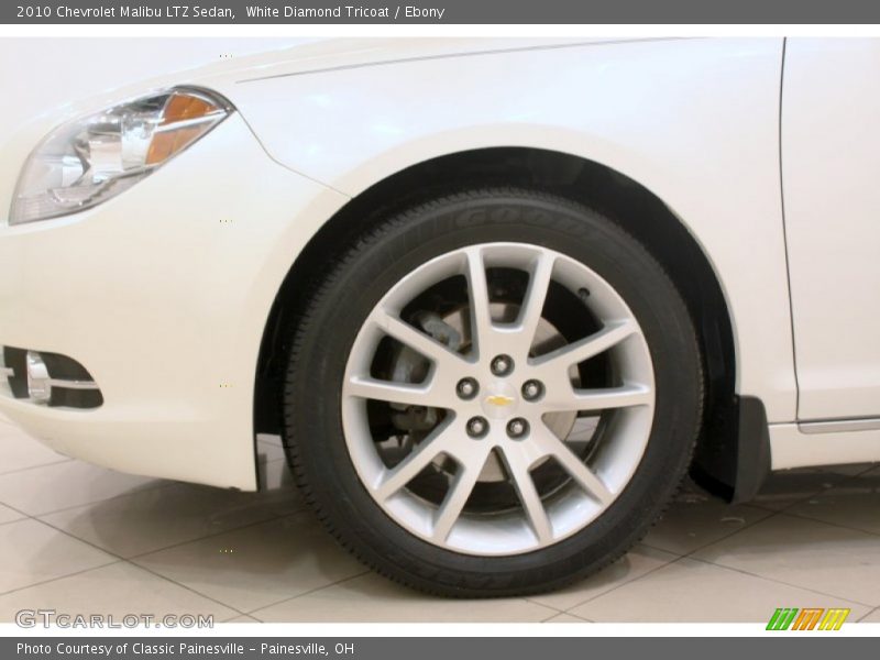 White Diamond Tricoat / Ebony 2010 Chevrolet Malibu LTZ Sedan