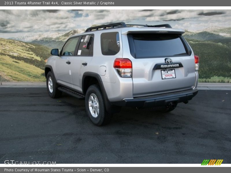 Classic Silver Metallic / Graphite 2013 Toyota 4Runner Trail 4x4