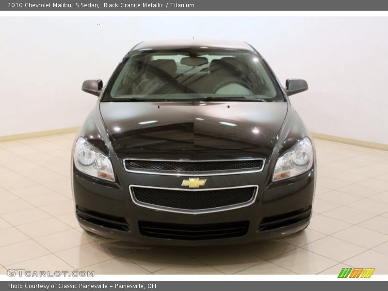Black Granite Metallic / Titanium 2010 Chevrolet Malibu LS Sedan