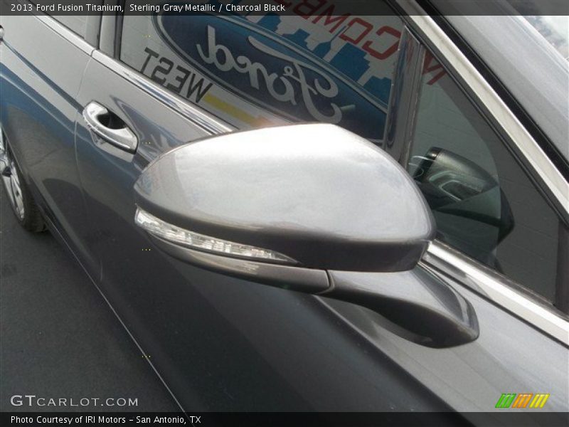 Sterling Gray Metallic / Charcoal Black 2013 Ford Fusion Titanium