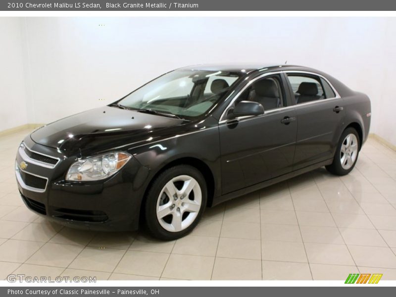Black Granite Metallic / Titanium 2010 Chevrolet Malibu LS Sedan