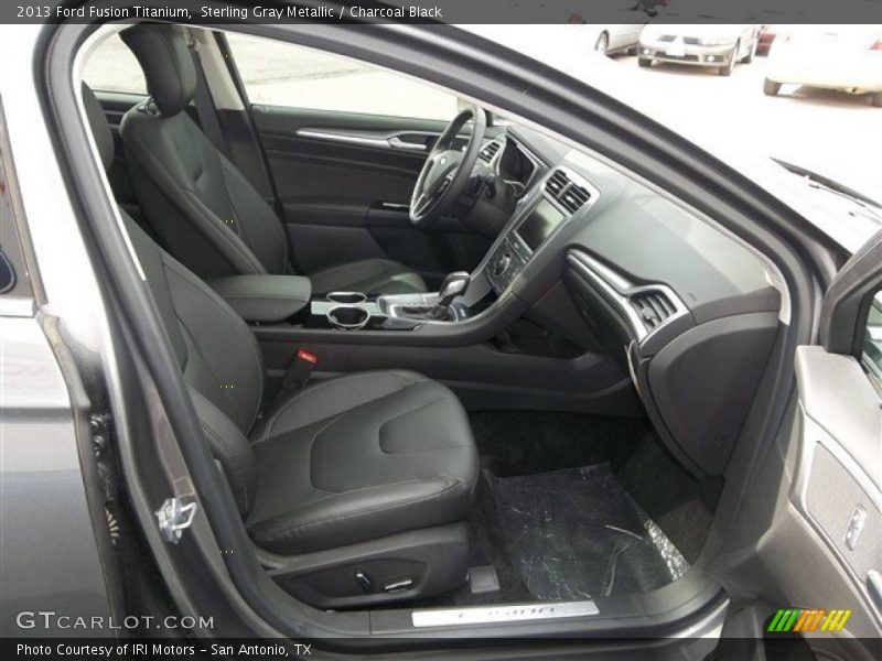 Sterling Gray Metallic / Charcoal Black 2013 Ford Fusion Titanium