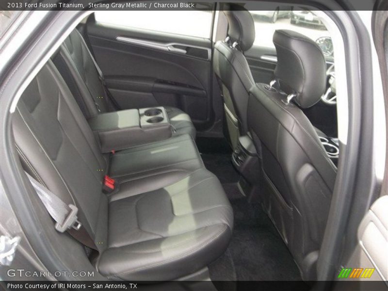 Sterling Gray Metallic / Charcoal Black 2013 Ford Fusion Titanium