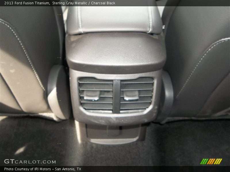 Sterling Gray Metallic / Charcoal Black 2013 Ford Fusion Titanium