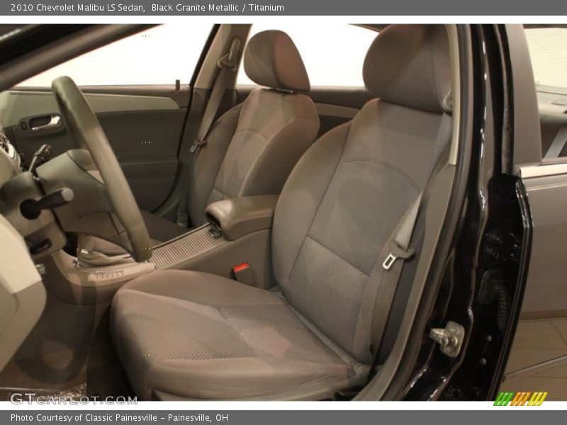 Front Seat of 2010 Malibu LS Sedan