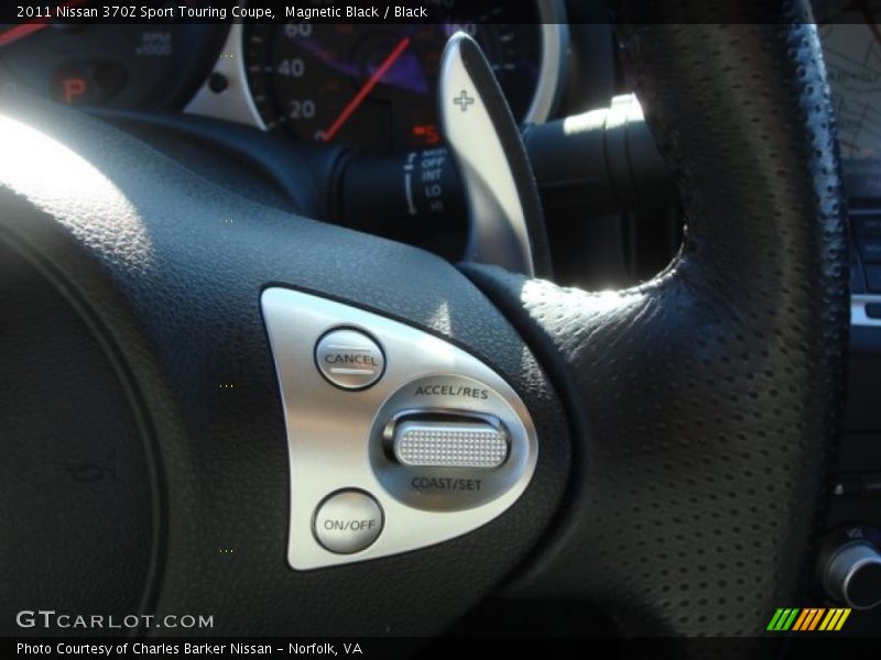 Controls of 2011 370Z Sport Touring Coupe