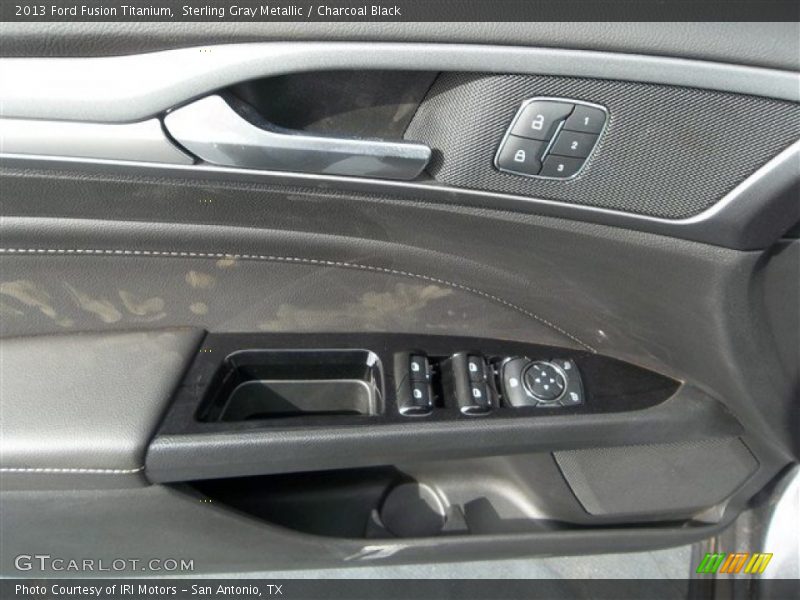 Sterling Gray Metallic / Charcoal Black 2013 Ford Fusion Titanium