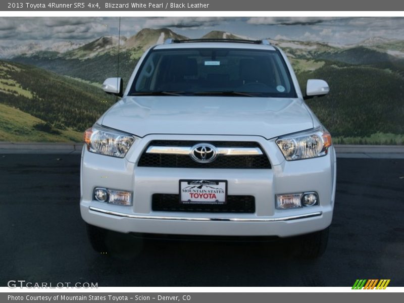 Blizzard White Pearl / Black Leather 2013 Toyota 4Runner SR5 4x4