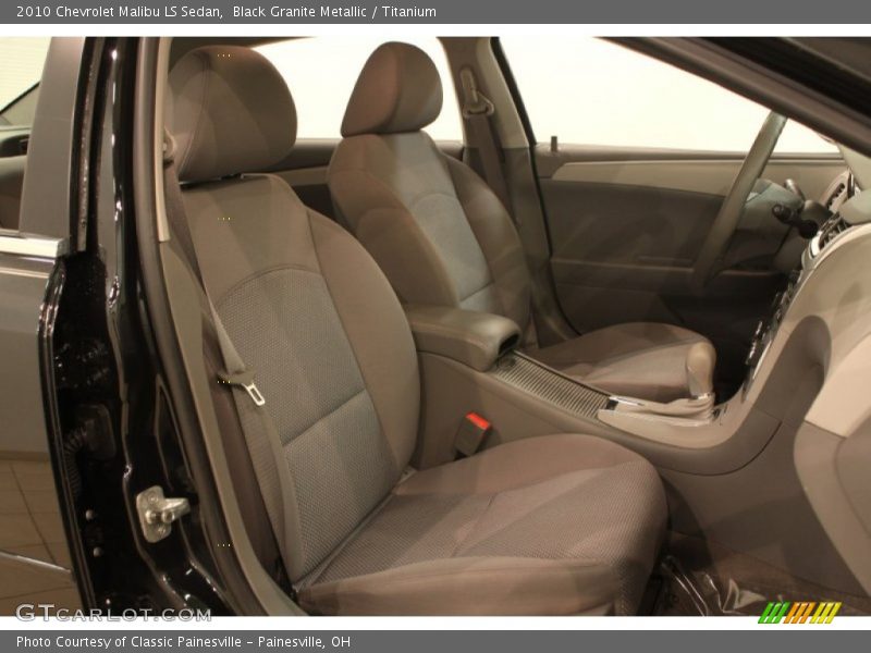 Black Granite Metallic / Titanium 2010 Chevrolet Malibu LS Sedan