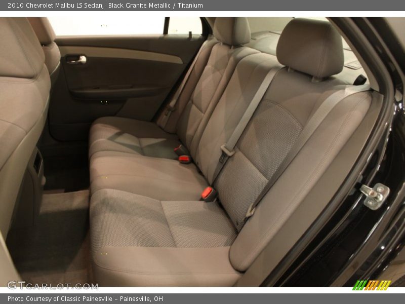 Rear Seat of 2010 Malibu LS Sedan