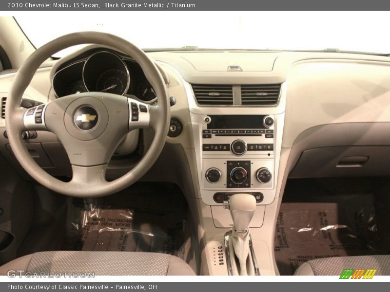 Black Granite Metallic / Titanium 2010 Chevrolet Malibu LS Sedan