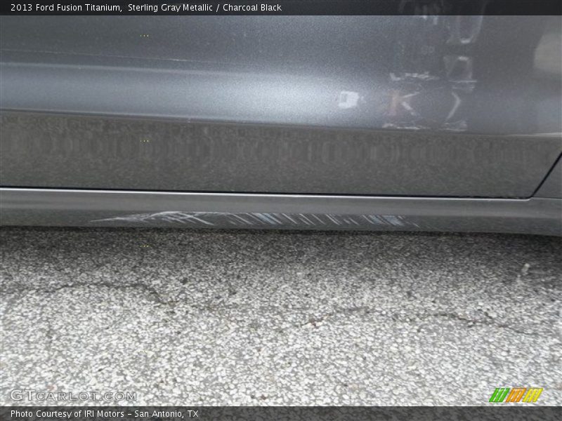 Sterling Gray Metallic / Charcoal Black 2013 Ford Fusion Titanium