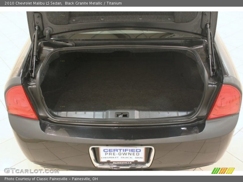 Black Granite Metallic / Titanium 2010 Chevrolet Malibu LS Sedan