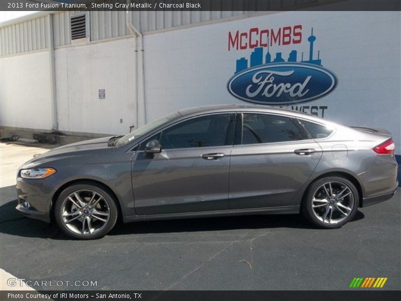 Sterling Gray Metallic / Charcoal Black 2013 Ford Fusion Titanium