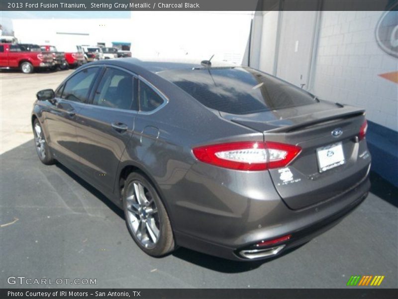 Sterling Gray Metallic / Charcoal Black 2013 Ford Fusion Titanium