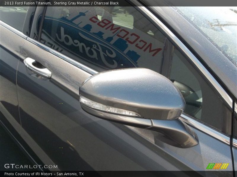 Sterling Gray Metallic / Charcoal Black 2013 Ford Fusion Titanium