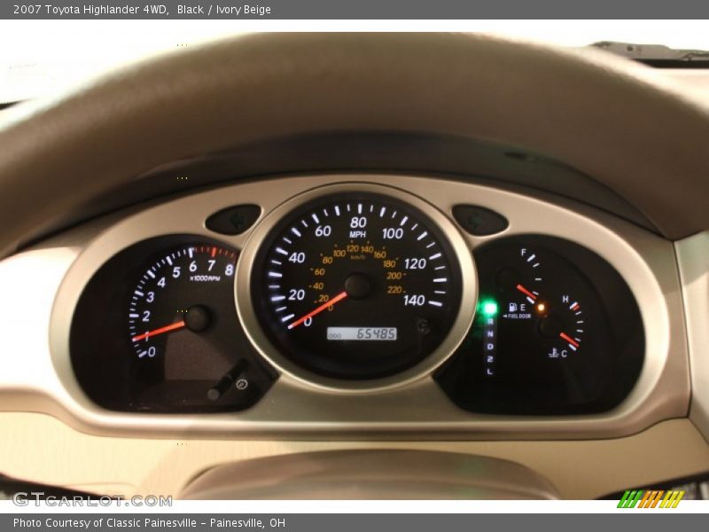  2007 Highlander 4WD 4WD Gauges
