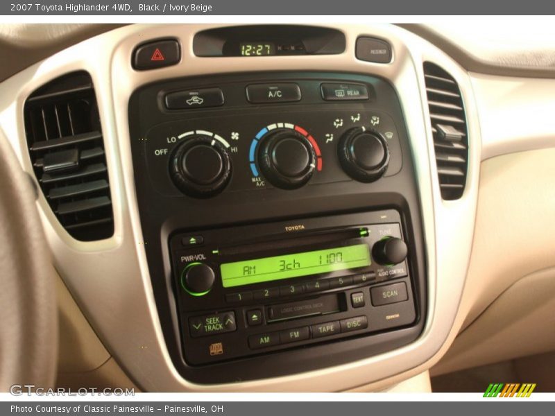 Controls of 2007 Highlander 4WD