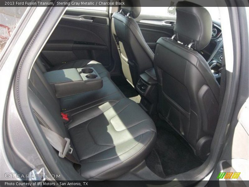 Sterling Gray Metallic / Charcoal Black 2013 Ford Fusion Titanium