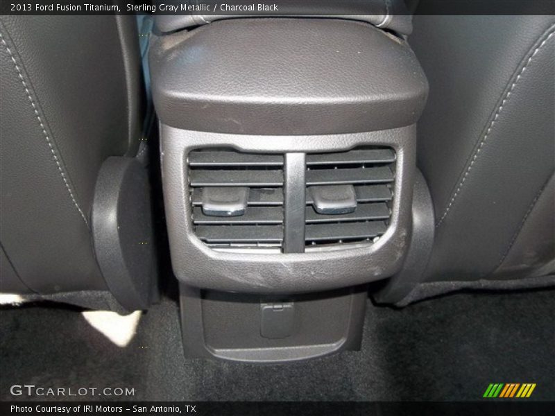 Sterling Gray Metallic / Charcoal Black 2013 Ford Fusion Titanium