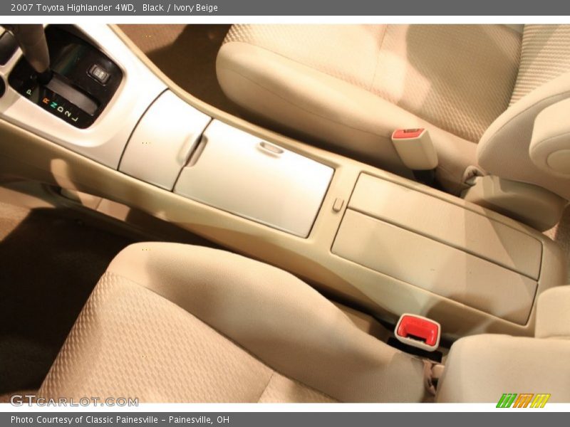 Black / Ivory Beige 2007 Toyota Highlander 4WD