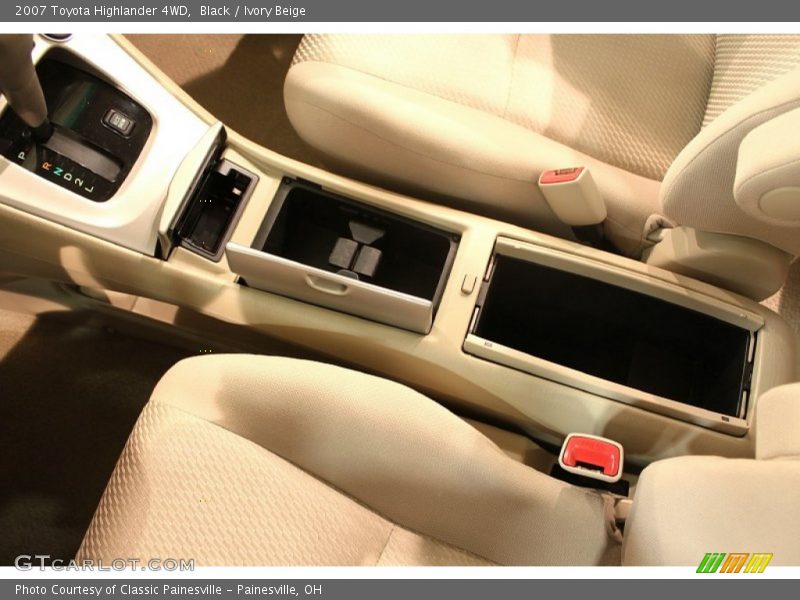 Black / Ivory Beige 2007 Toyota Highlander 4WD