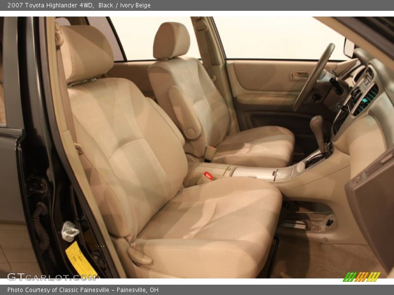 Black / Ivory Beige 2007 Toyota Highlander 4WD