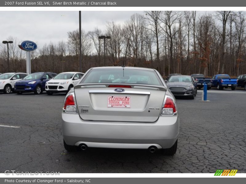 Silver Birch Metallic / Charcoal Black 2007 Ford Fusion SEL V6
