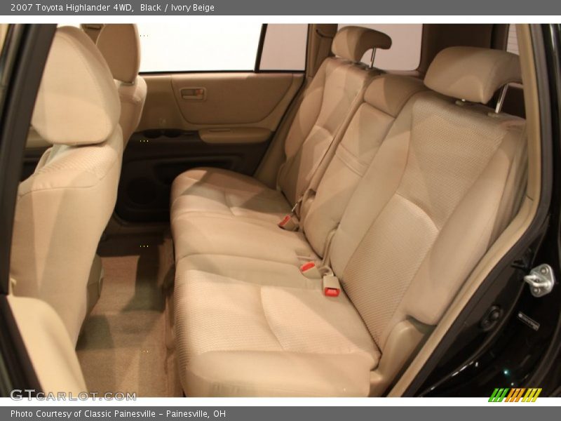 Black / Ivory Beige 2007 Toyota Highlander 4WD