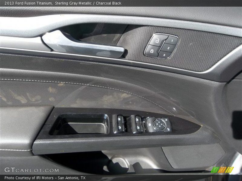 Sterling Gray Metallic / Charcoal Black 2013 Ford Fusion Titanium