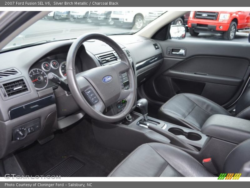 Silver Birch Metallic / Charcoal Black 2007 Ford Fusion SEL V6