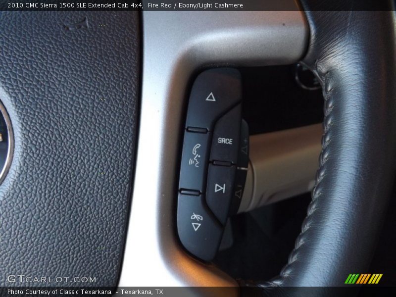 Fire Red / Ebony/Light Cashmere 2010 GMC Sierra 1500 SLE Extended Cab 4x4