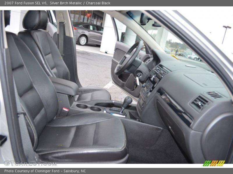 Silver Birch Metallic / Charcoal Black 2007 Ford Fusion SEL V6