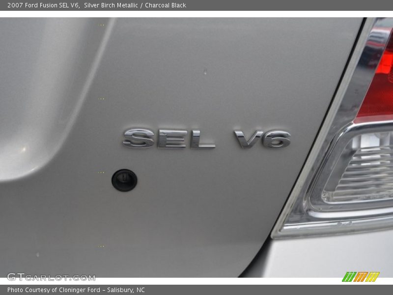 Silver Birch Metallic / Charcoal Black 2007 Ford Fusion SEL V6