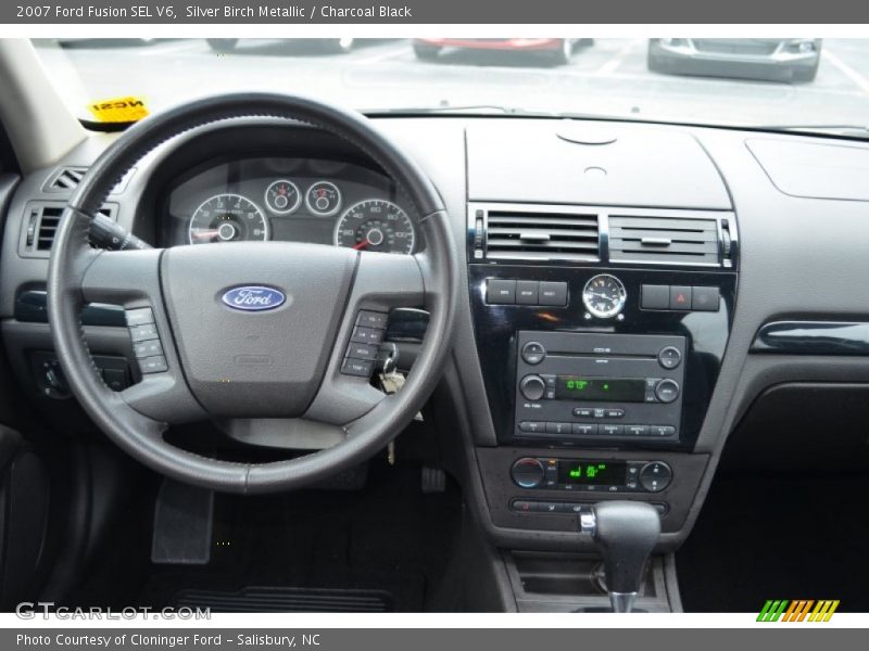 Silver Birch Metallic / Charcoal Black 2007 Ford Fusion SEL V6