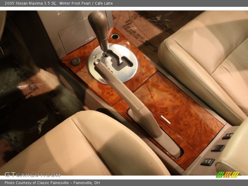 Winter Frost Pearl / Cafe Latte 2005 Nissan Maxima 3.5 SE