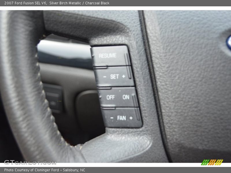 Silver Birch Metallic / Charcoal Black 2007 Ford Fusion SEL V6