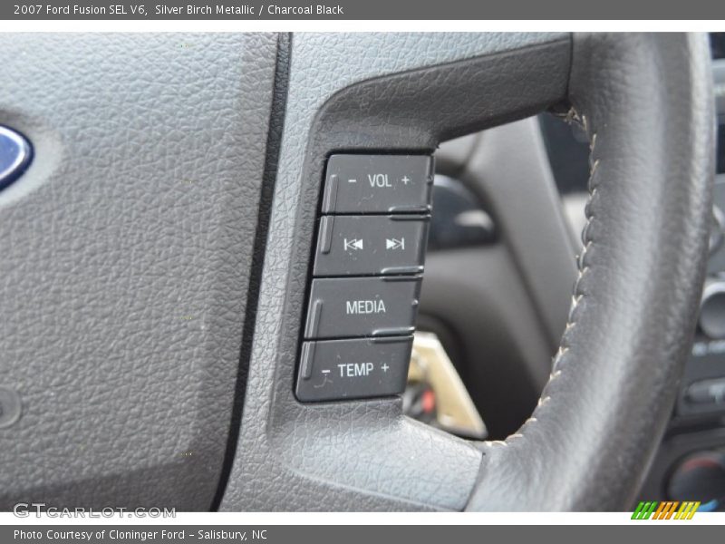 Silver Birch Metallic / Charcoal Black 2007 Ford Fusion SEL V6