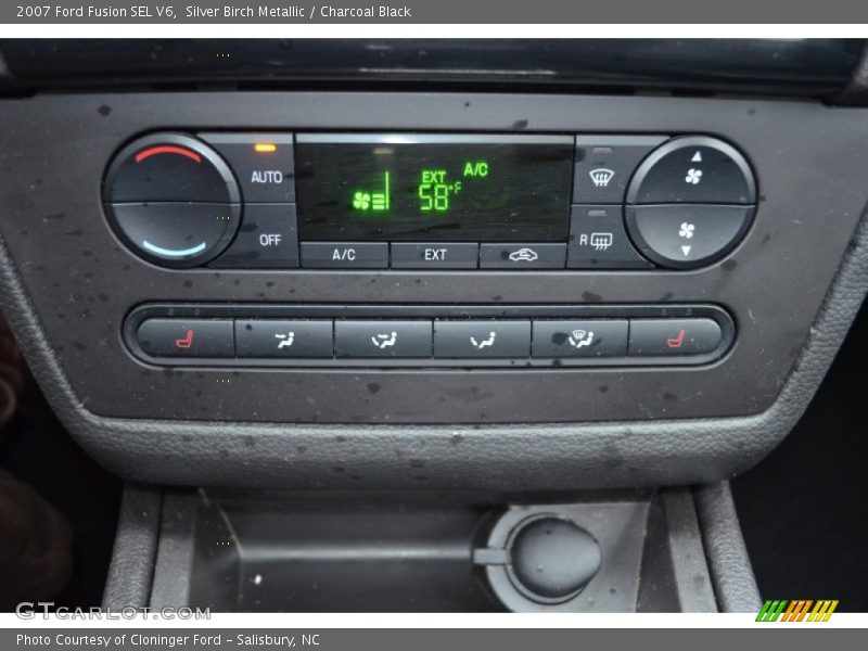 Silver Birch Metallic / Charcoal Black 2007 Ford Fusion SEL V6